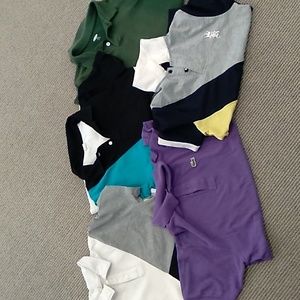 Bundle of 5 boys polo short sleeve t-shirts